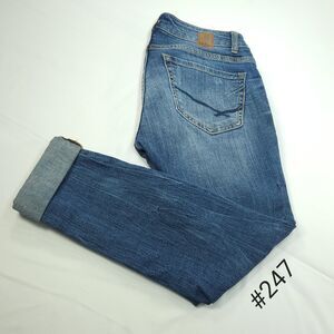 BKE Stella Casual Ankle Skinny Medium Wash Denim Jeans Womens Size 25 Blue